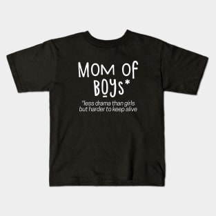 Mom of boys Kids T-Shirt